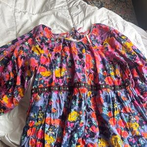 Anthropologie Multicolor Floral Dress
